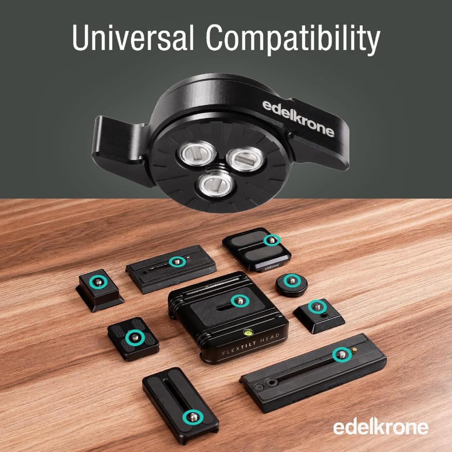edelkrone QuickRELEASE Camera Mount - Attach Your Camera to any Camera Plate or Switch Between Camera Plate in Seconds