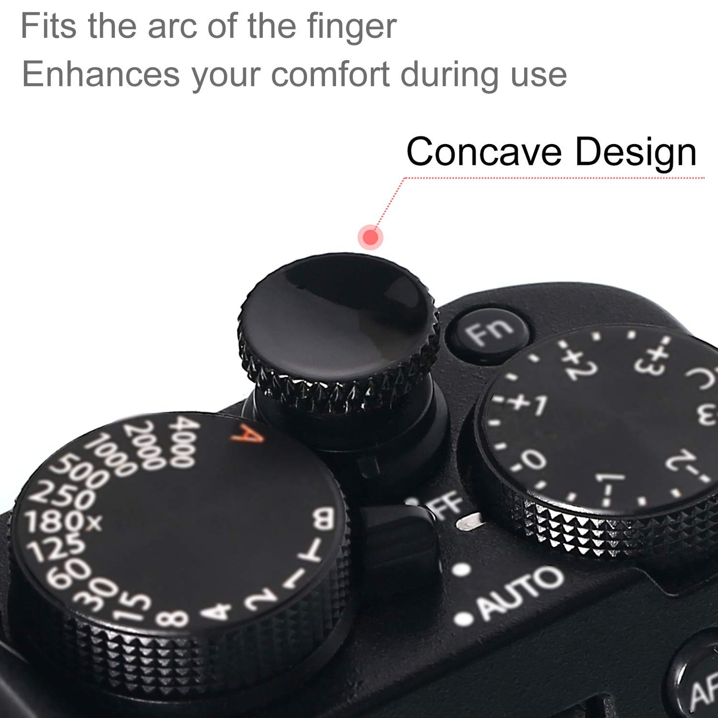 Camera Shutter Button, Upscale and Delicate Soft Shutter Release Button (3 Pack)