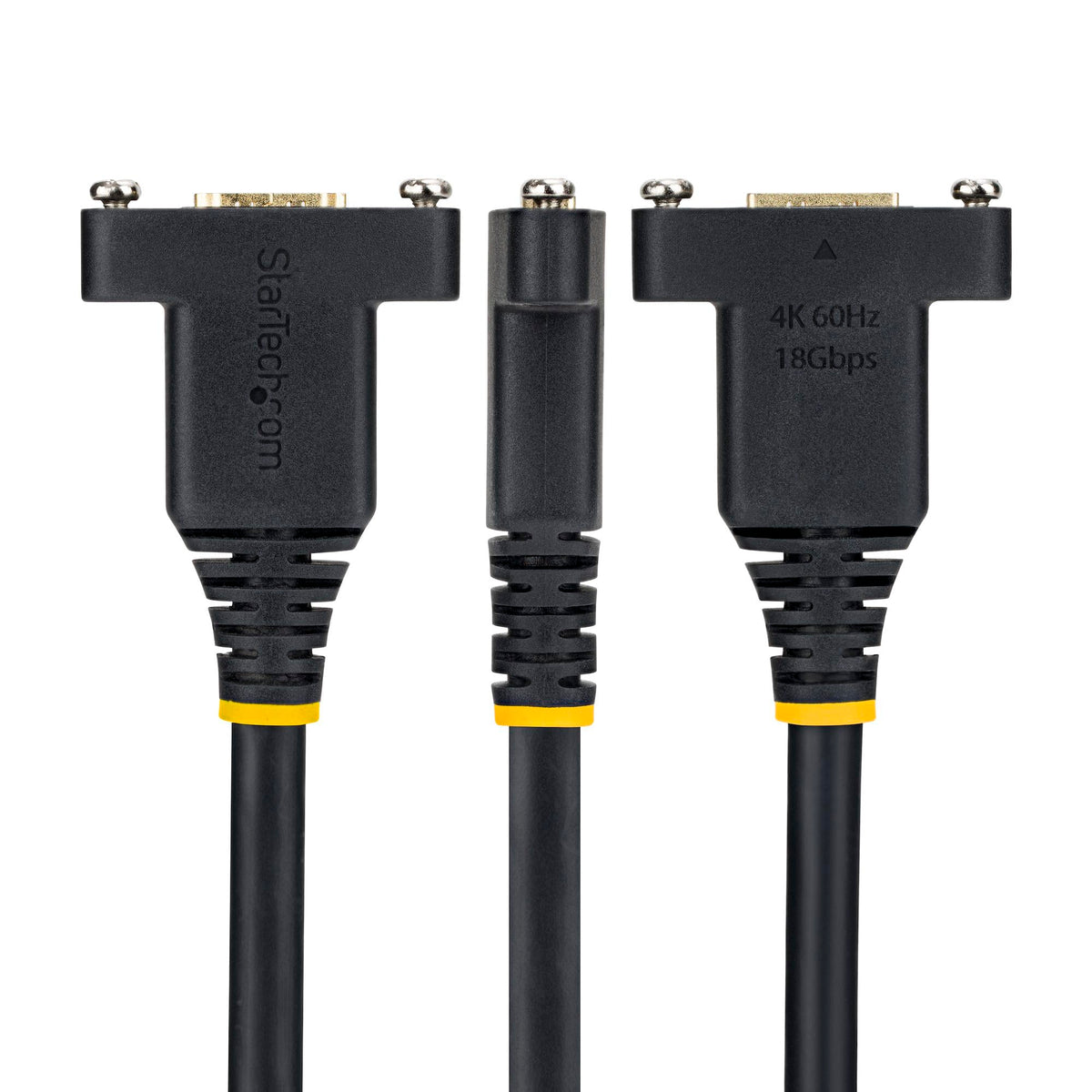 StarTech 6ft Panel Mount HDMI Cable, 4K 60Hz, Male to Female