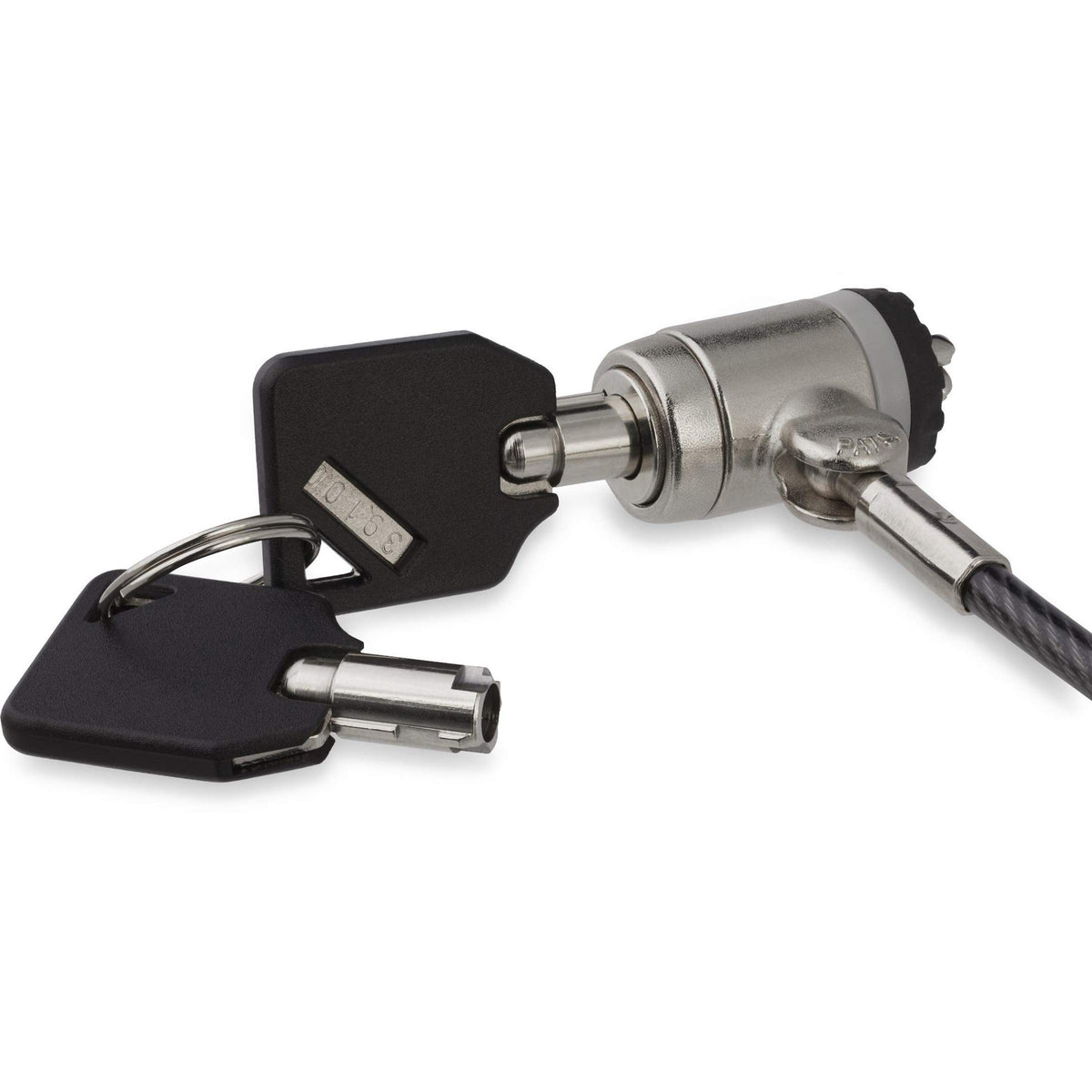 StarTech 6.6ft (2m) Laptop Cable Lock, with Keys, TAA, Desktops