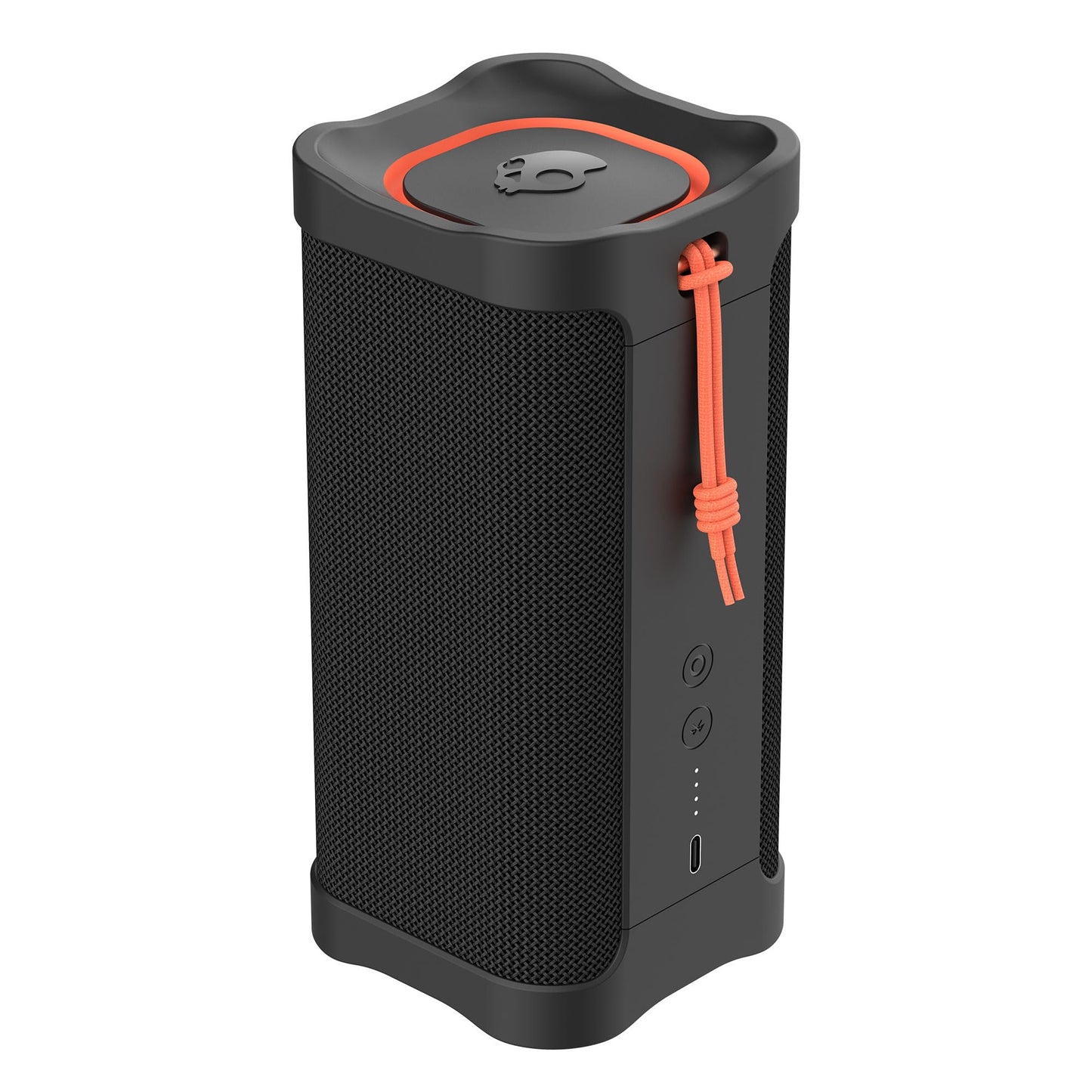 Skullcandy Terrain XL Wireless Bluetooth Speaker - IPX7 Waterproof Portable Speaker, 18 Hour Battery, Nylon Wrist Wrap, True Wireless Stereo (Black)