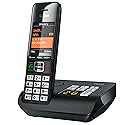 Gigaset Comfort 552A - Cordless DECT Phone - Answering Machine - Made in Germany - Elegant Design - Hands-Free Mode - Comfort Call Protection - Big