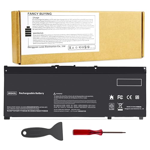 70Wh SR03XL SR04XL SRO4XL Laptop Battery for Hp 917678-171 917678-1B1 917678-2B1 917724-855 HSTNN-DB7W HSTNN-IB7Z HSTNN-IB72 TPN-C133 TPN-C134