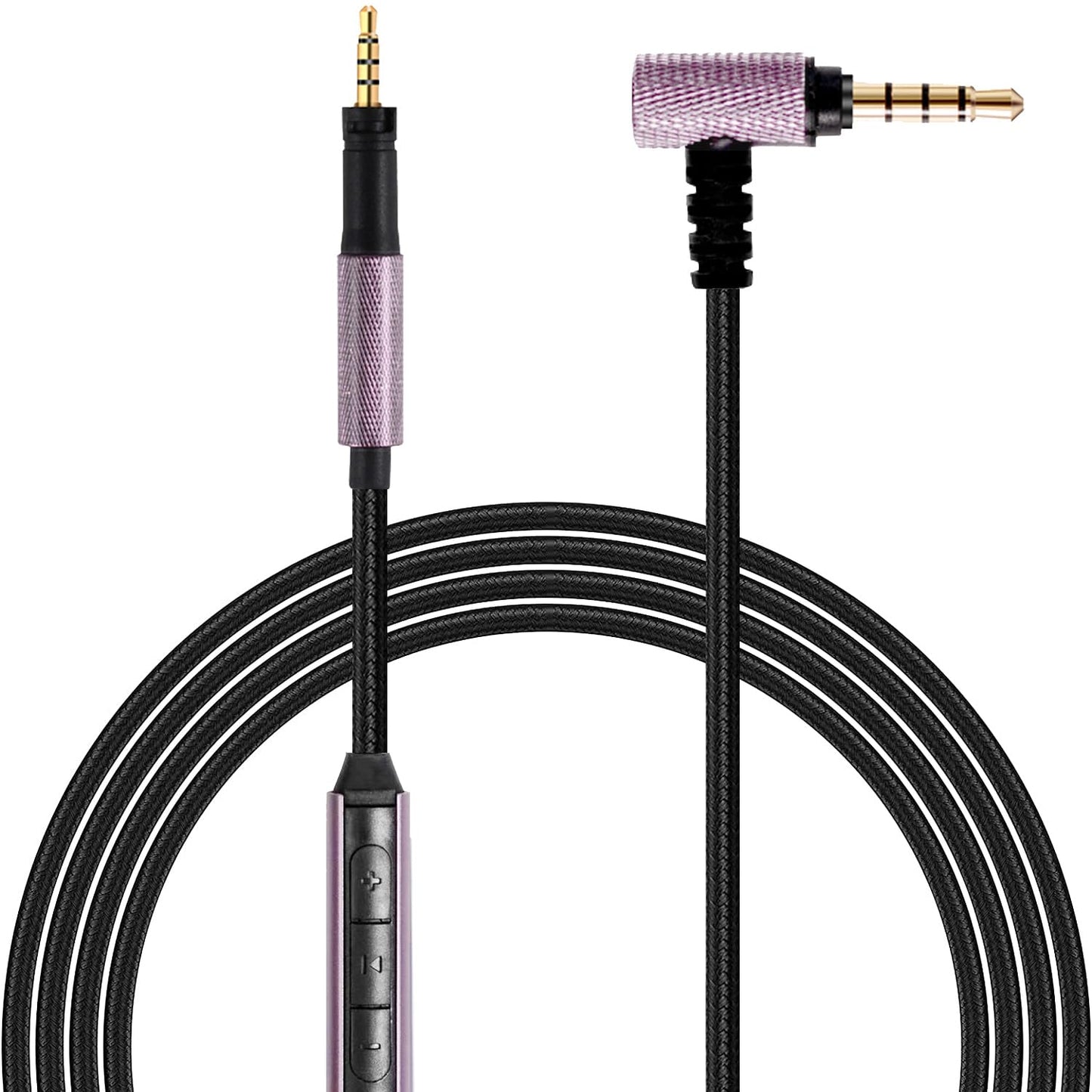 FAAEAL Replacement Upgrade Cable for Sennheiser Momentum 2.0/1.0, HD1,HD 4.50 SE, HD 450BT, HD 4.40, HD 4.30G Headphones,in-line Mic Control…