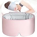MUSICOZY Ice Silk Sleep Headphones with Bluetooth Mask, Eye Mask for Sleeping in Total Darkness, 5.4 Bluetooth Sleep Mask Sleep Headphones, Soft…