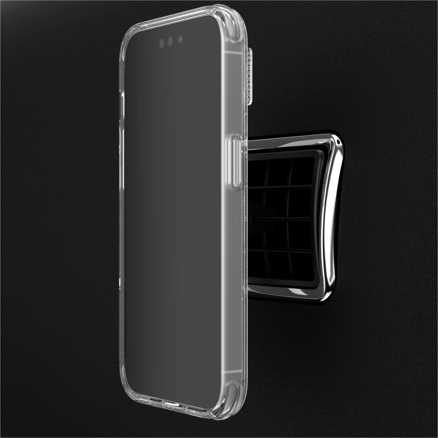 PopSockets Car Phone Mount, Vent Mount for MagSafe, Black - Black Vent Mount