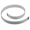 A1 FFCs - Flex Ribbon Extension Cable for Raspberry Pi Camera - White 50cm / 20 inch