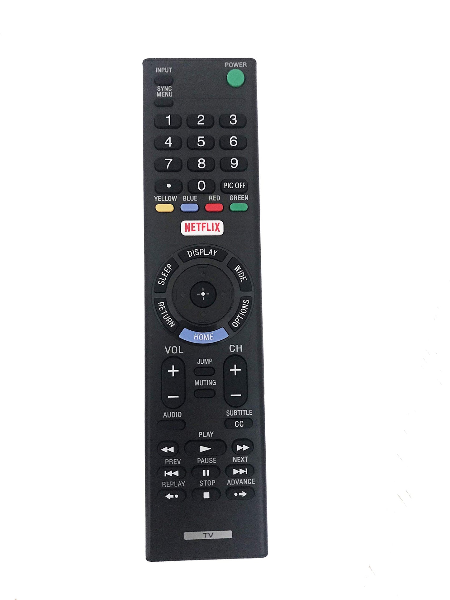 Replacement Remote Controller use for Sony KDL-40W650D XBR-55X750D KDL-40W700C KDL-65W850C LED HDTV Smart TV