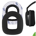 Geekria Comfort Velour Replacement Ear Pads for Astro A10 Gaming Headset Headphones Ear Cushions, Repair Parts with Video Guide (Black)