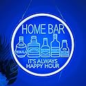 Britrio Neon Beer Sign Light for Man Cave Bar Cart Decor Drinks Cocktails Home Bar Pub Kitchen Bedroom Dorm Wall Art Sign Birthday Party Gift for Dad