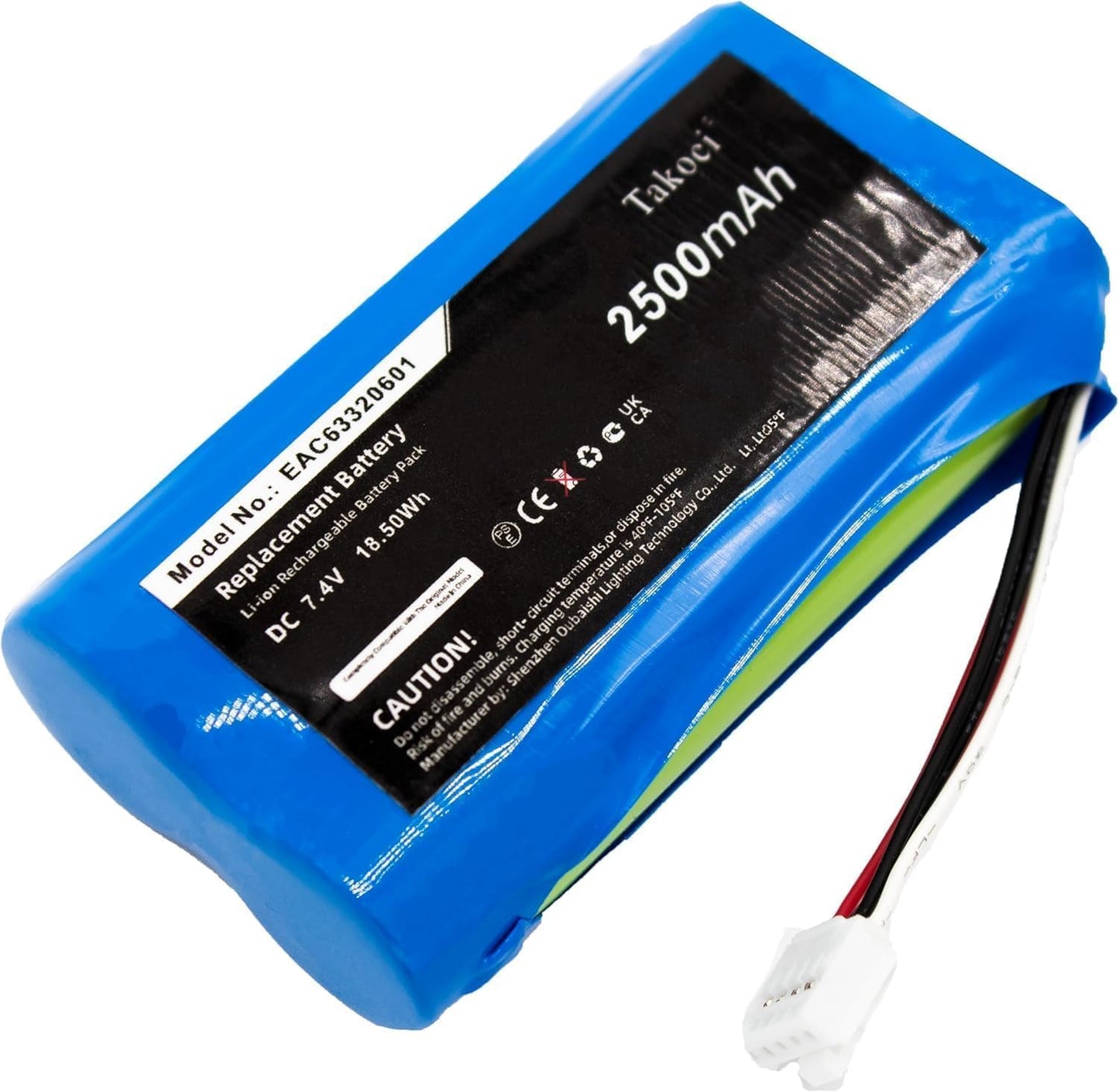 SCESMIA PK7 Replacement Battery Compatible with L- G Xboom Go PK7 PK5 Speaker 7.4V 2500mAh
