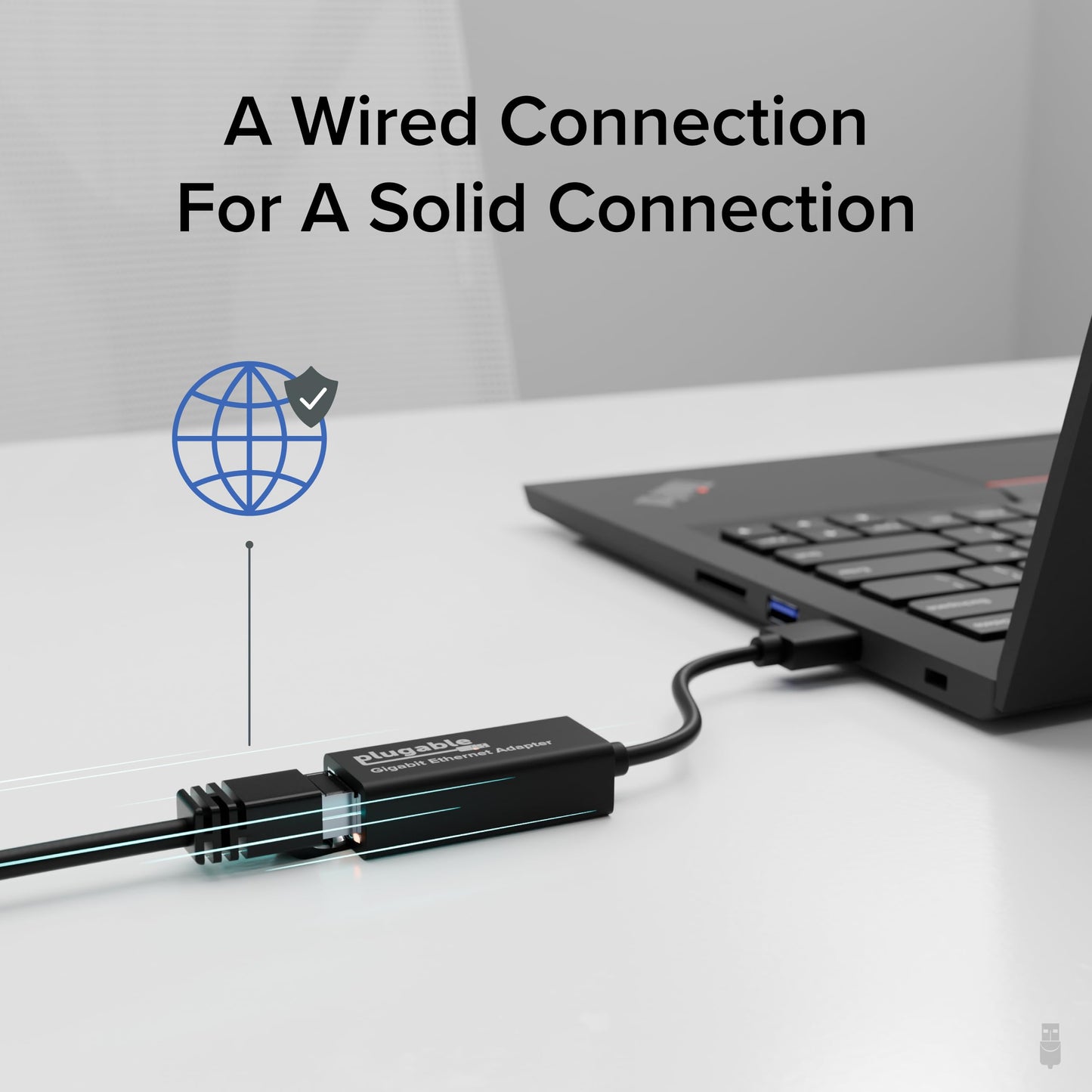 Plugable USB to Ethernet Adapter, USB 3.0 to Gigabit Ethernet, Compatible with Windows 11, 10, 8.1, 7, XP, macOS, Linux, Chrome OS