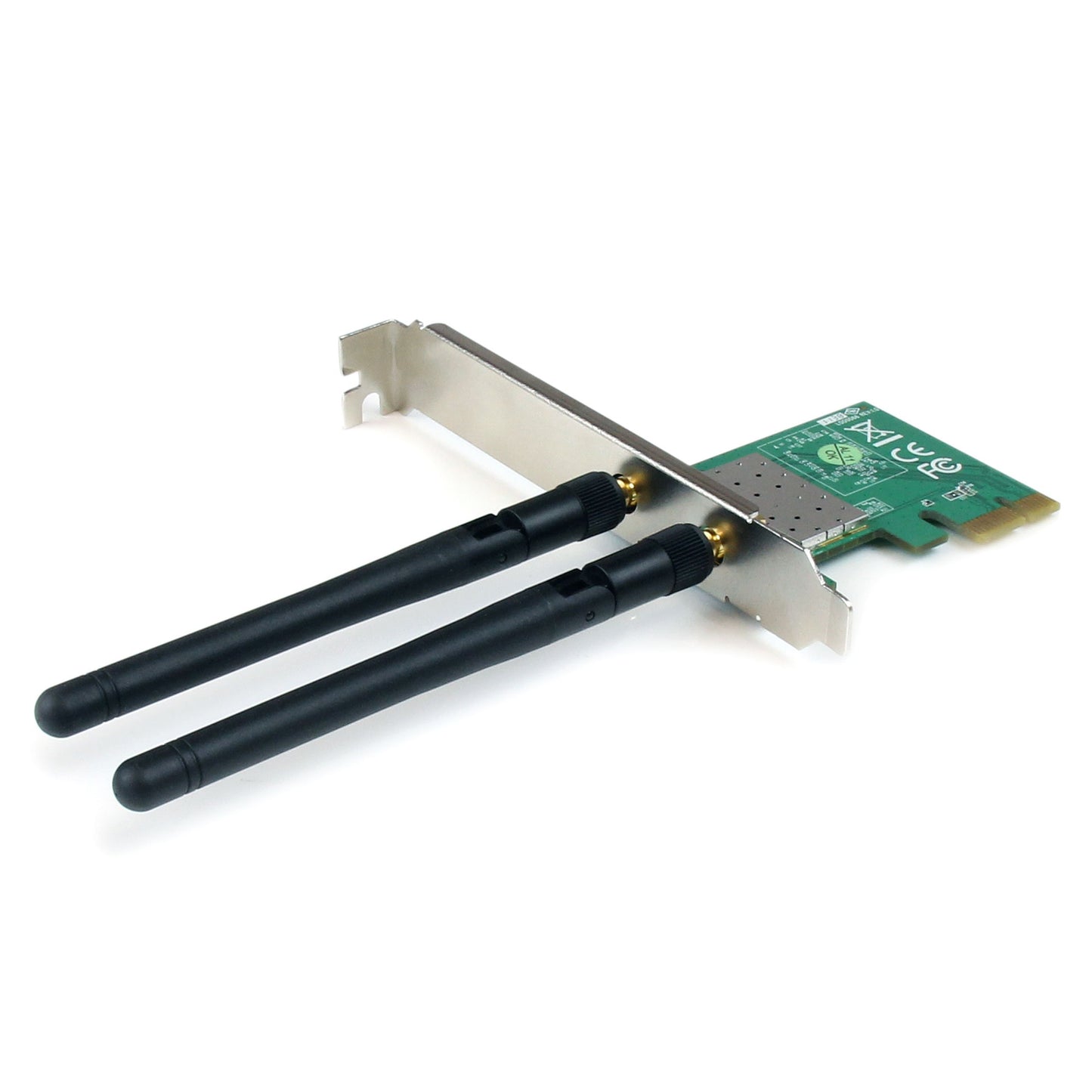 StarTech.com PCI Express Wireless N Card - 300 Mbps PCIe 802.11 b/g/n Network Adapter Card - 2T2R 2.2 dBi - PCIe Wireless Desktop Card , TAA