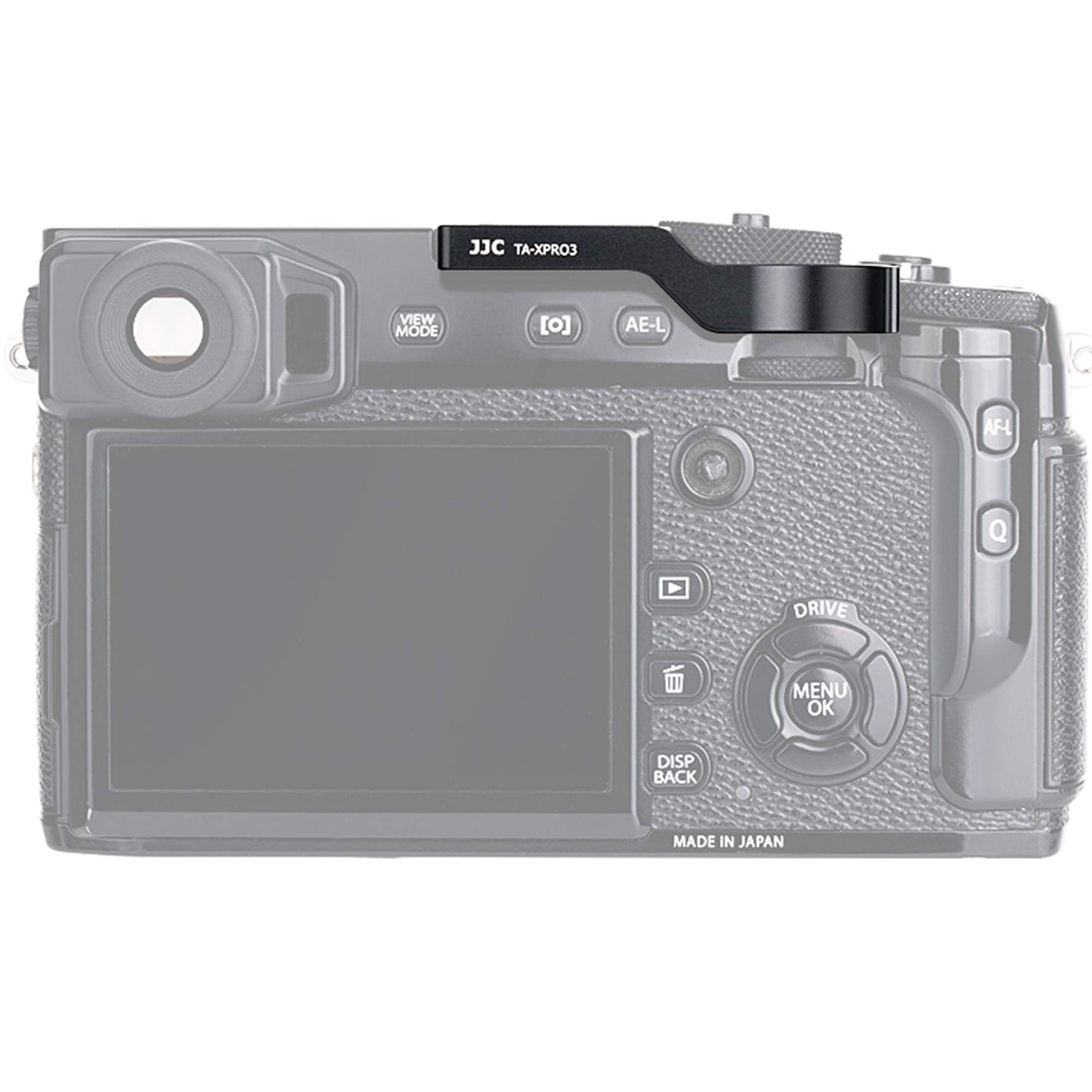 JJC TA-XPRO3 Thumbs Up Grip for Fuji X-Pro3 X-Pro2 X-Pro1 Camera, Hot Shoe Thumb Grip Comaptible with Fujifilm XPro3 XPro2 XPro1, Made of Premium
