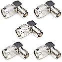 ANHAN Right Angle TNC Male to Female Adapter RF 90 Degree Coax Connector L Type TNC Connectors (5Packs)