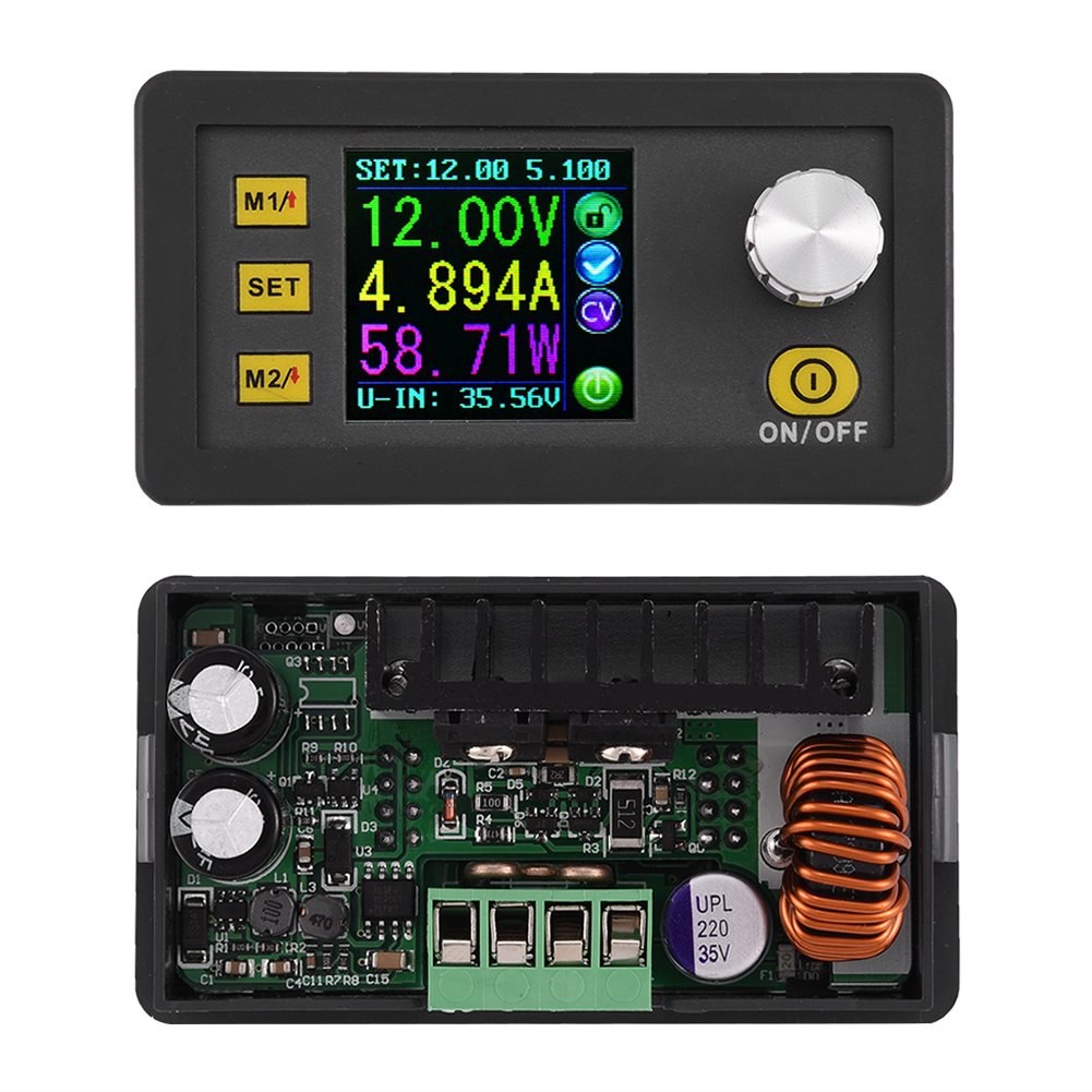 DP30V5A Digital Adjustable Programmable Power Supply Step-Down Module Regulated Power Converter DC 6-40V to DC 0-32V 5A Programmable Power Supply…