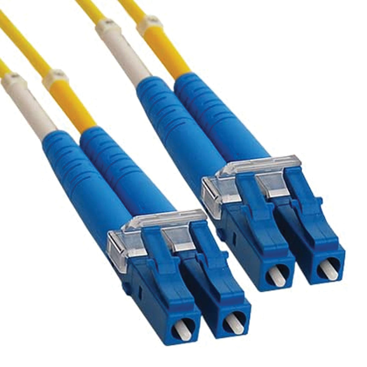 ICC OS2 LC-LC Singlemode Fiber Patch Cable, 9/125µm 10G, 1m, Yellow, 1-Pack