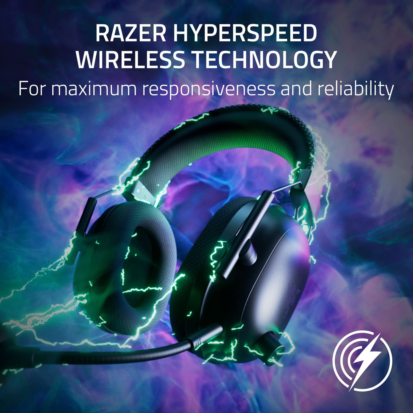 Razer BlackShark V2 Pro Wireless Gaming Headset for PC, PS5, PS4, Switch, 2.4GHz RF, Bluetooth, Headphone HyperClear Super Wideband Mic