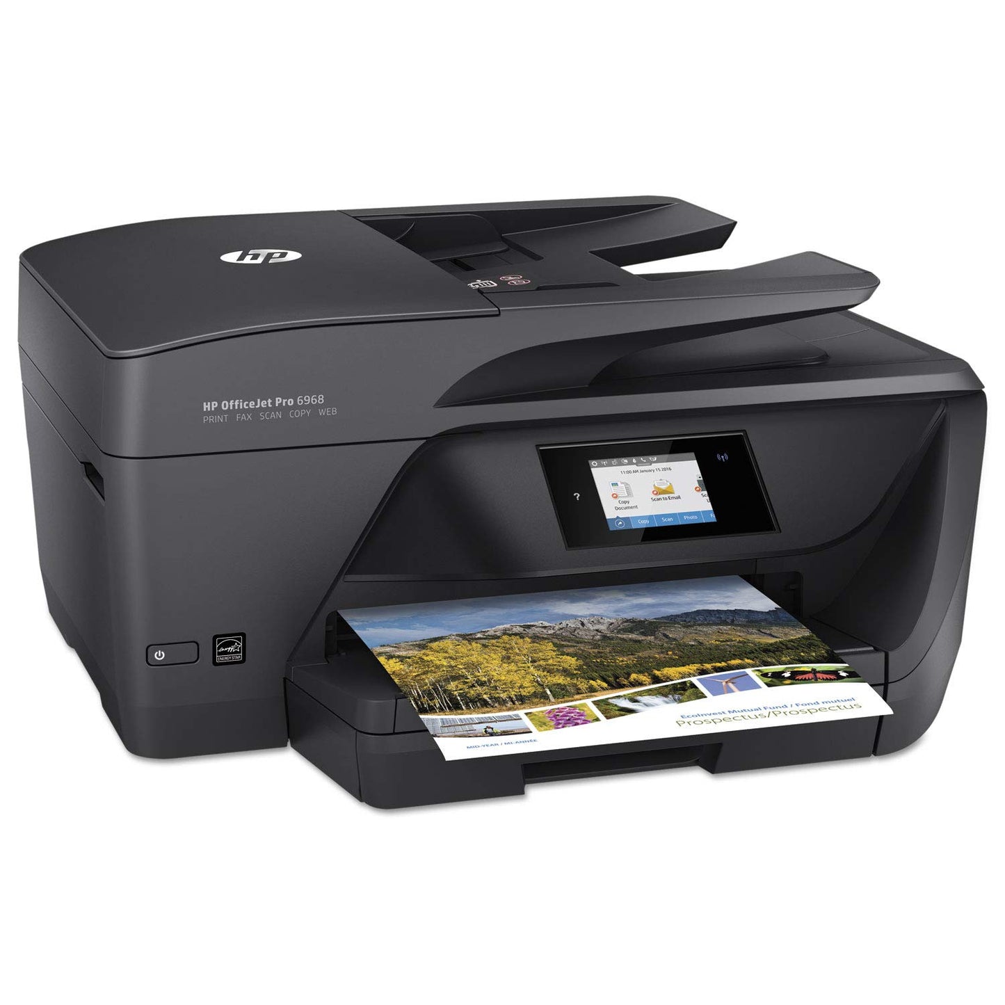 HP OfficeJet Pro 6968 All-in-One Wireless Printer, Instant Ink or Amazon Dash Replenishment Ready (T0F28A)