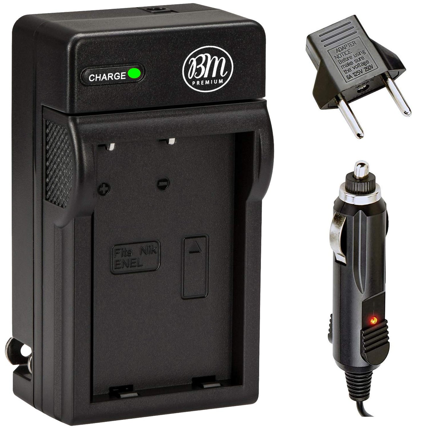 BM Premium EN-EL5 Battery Charger for Nikon Coolpix P80, P90, P100, P500, P510, P520, P530 Digital Camera