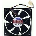 for AVC DS08025R12U 8025 CPU Case Fan 4-Wire/4-pin 64CFM DC12V 0.70A Compatible with Dell TJ5T2XPS 8100 Inspiron 580 580s