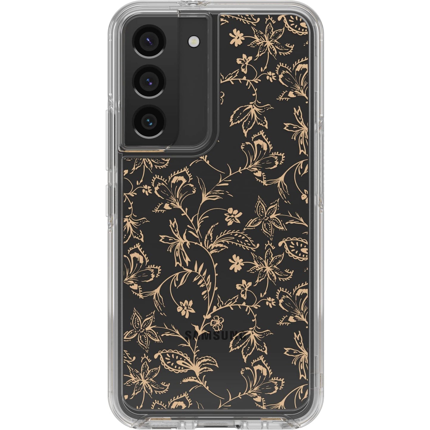 OtterBox Galaxy S22 Symmetry Series Case - WallFlower, Ultra-Sleek, Wireless Charging Compatible, Raised Edges Protect Camera & Screen