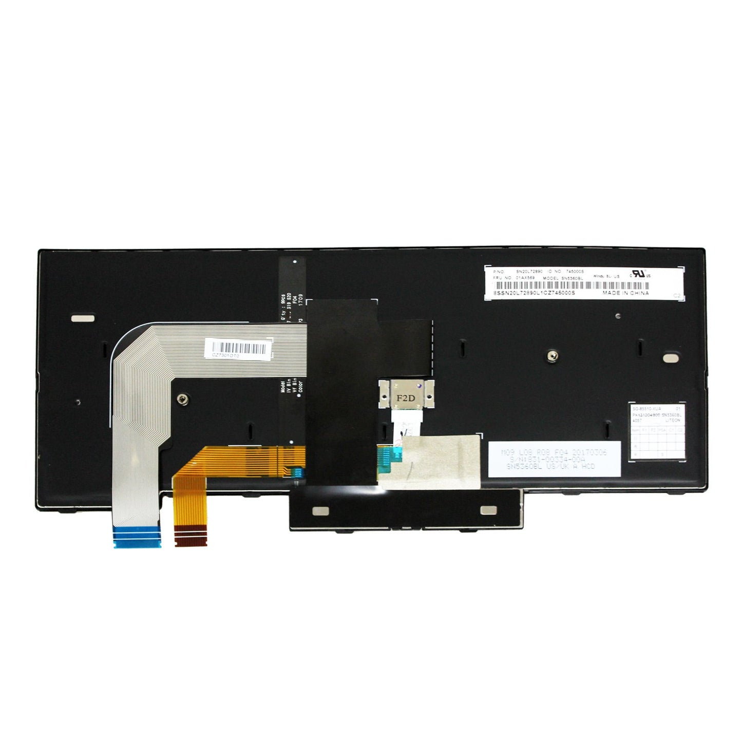 GinTai US Backlit Keyboard 01AX569 01AX487 SN20L72890 Replacement for Lenovo IBM ThinkPad T470 A475 20JM, 20JN, 20KL, 20KM, 20HD, 20HE T480 20L5