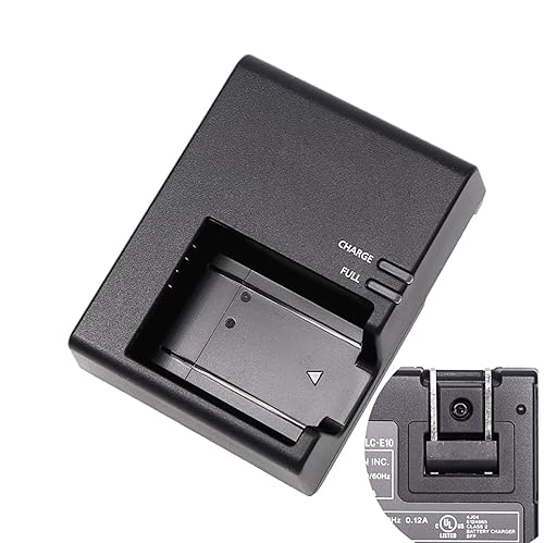 LP-E10 LC-E10C Quick Wall Battery Charger Compatible with Canon: EOS Rebel T7 T6 T5 T3 T100 4000D 3000D 2000D 1300D 1200D 1100D 4000D DSLR Digital