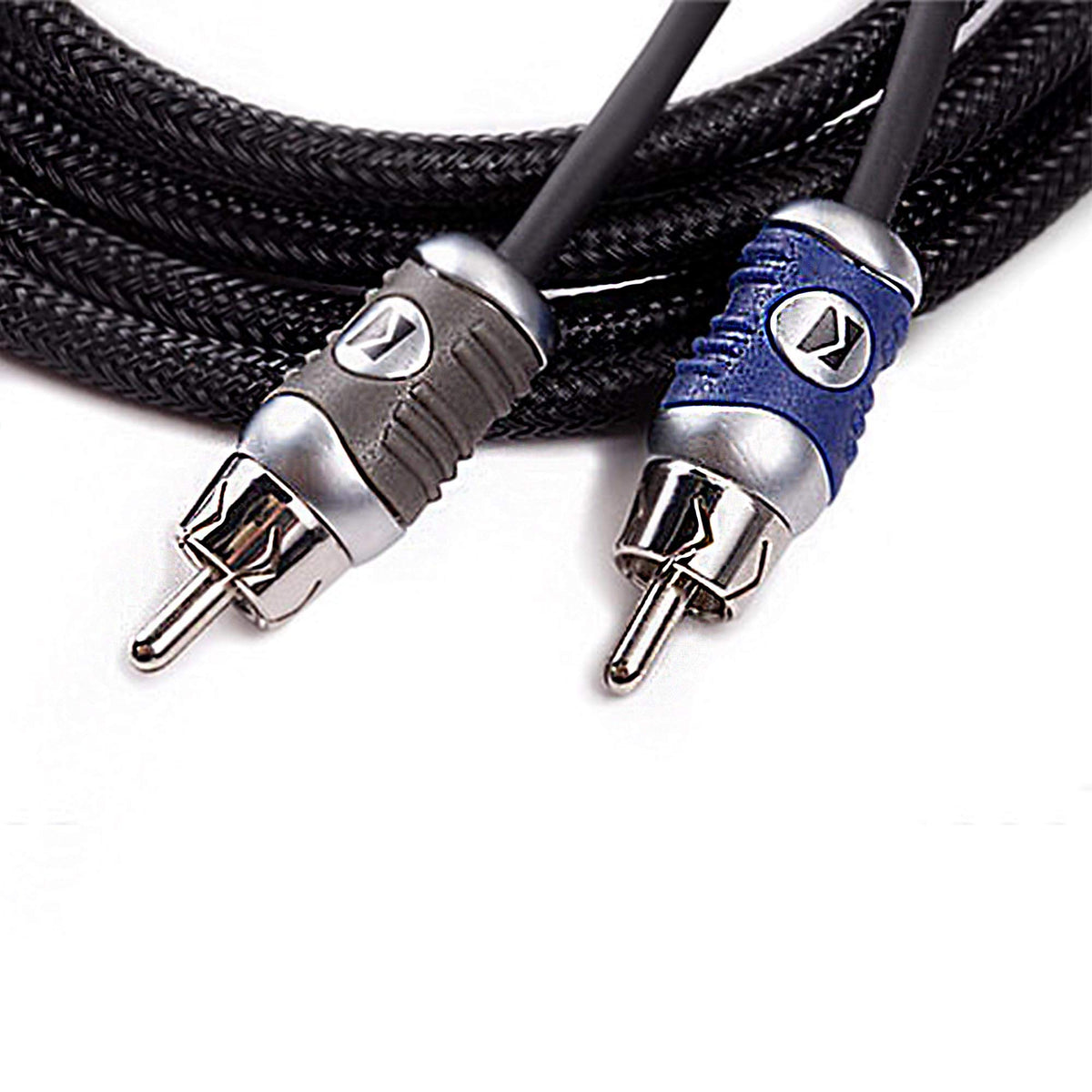 KICKER 46QI46 Q-Series 4-Channel RCA Interconnects, 6.0 Meter