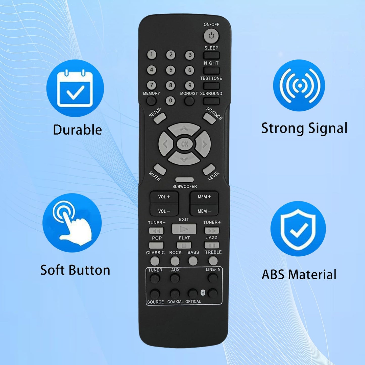 Replacement Remote Control Compatible for RCA RT2760 RT2770 RT2870 RT2870A RT2906 RCR192AB2 RT2781H RT2780R RT2910 RT2911 DVD Home Theater System