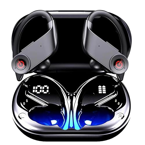 Wireless TWS Earphones Compatible with Google Pixel 8/8a/9/9a/10/Pro/Pro XL/Pro Fold- Earbuds Ear Hook True Stereo Headset Headphones Hands-Free Mic