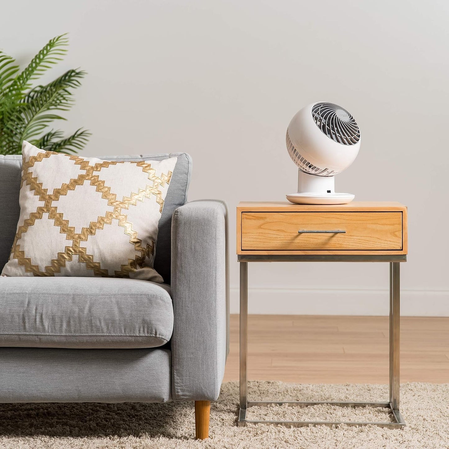 IRIS USA WOOZOO Air Circulator Fan with Remote, Oscillating, 5 Speeds, 82ft Max Air Distance, Adjustable Tilt, Quiet Motor, Small Fan for Bedroom