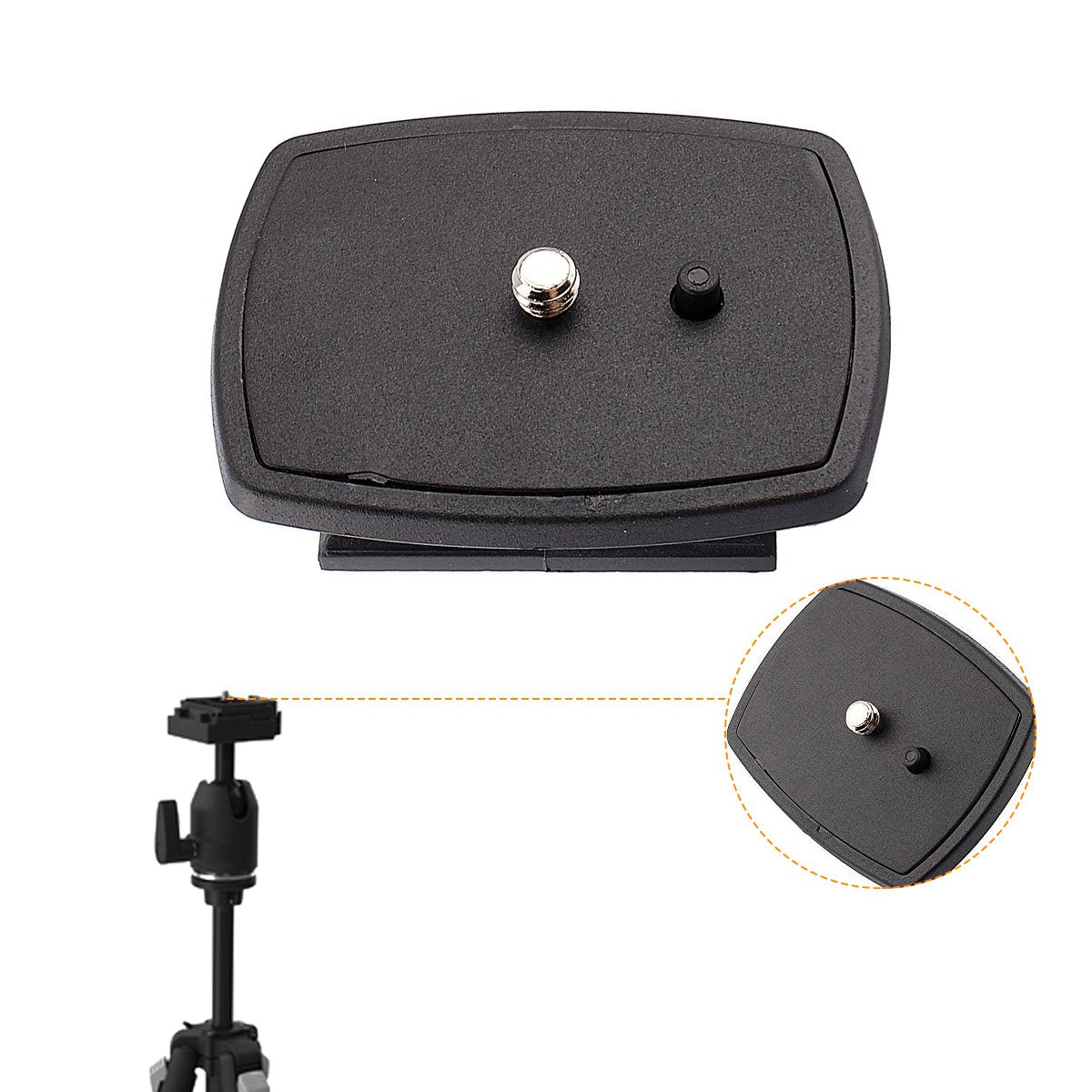 Yosoo Quick Release Plates Systems for CX-444, CX-888, CX-460, CX-460mini, CX-470, CX-570, CX-690, DF-50 Tripods VCT-D580RM, VCT-D680RM, VCT-R640