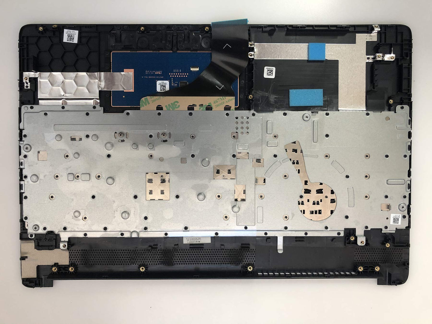 Replacement for HP 15T-DW 15-DW 15s-du 15-DW0037WM 15-DW0038WM Laptop Upper Case Palmrest Keyboard Touchpad Assembly Part L52021-001 AP2H8000500 Top