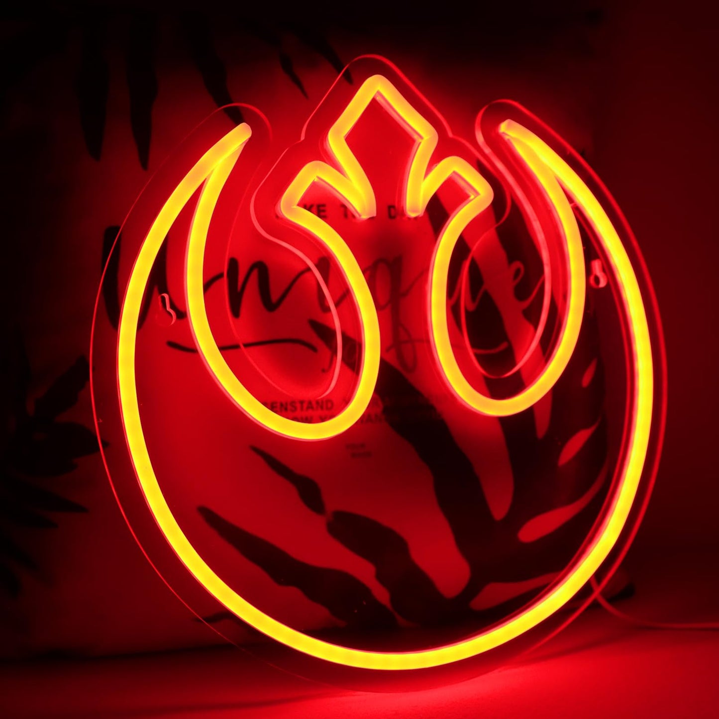 Pugna Movie Logo Neon Signs for Wall Decor Neon Lights for Bedroom Led Business Signs Suitable for Man Cave Bar Pub Restaurant Christmas Gift Art