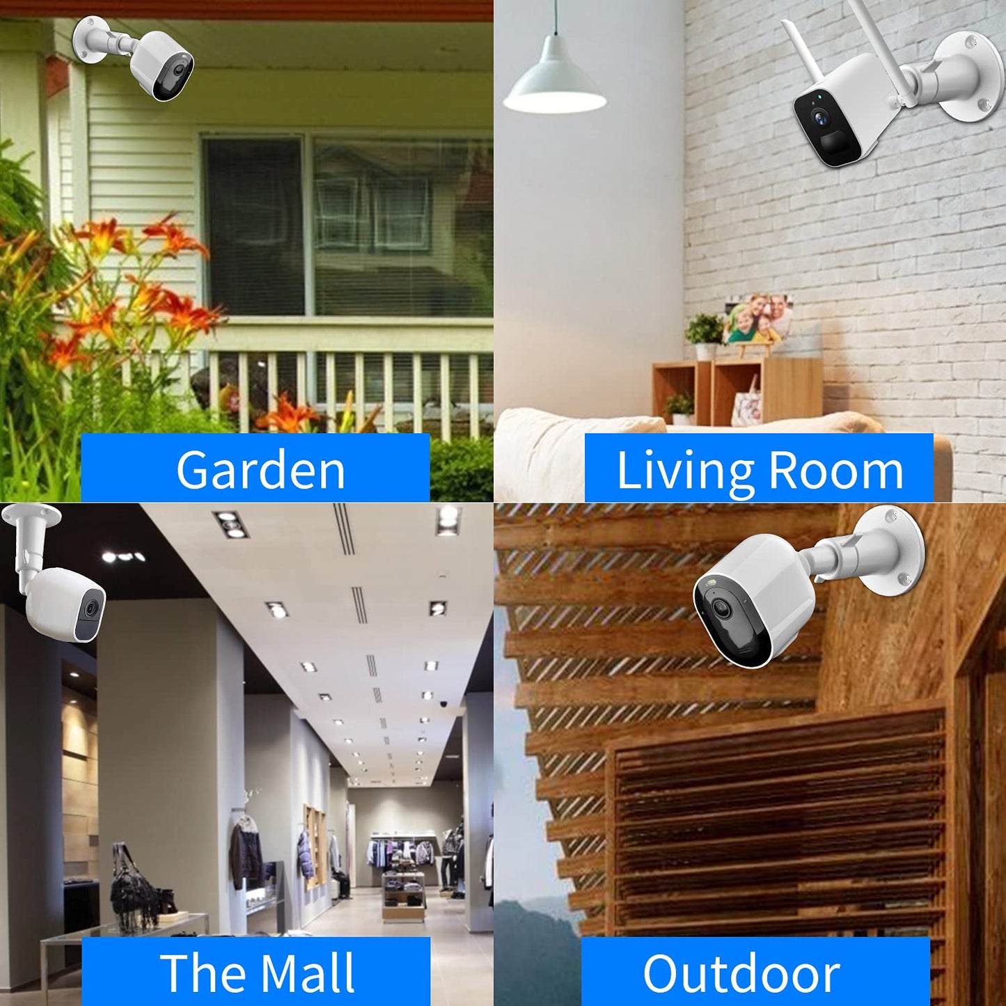 Security Camera Universal Mounting Bracket,Adjustable Indoor/Outdoor Security Wall Metal Bracket, Compatible with Arlo Pro/Pro 2/Pro 3/Pro