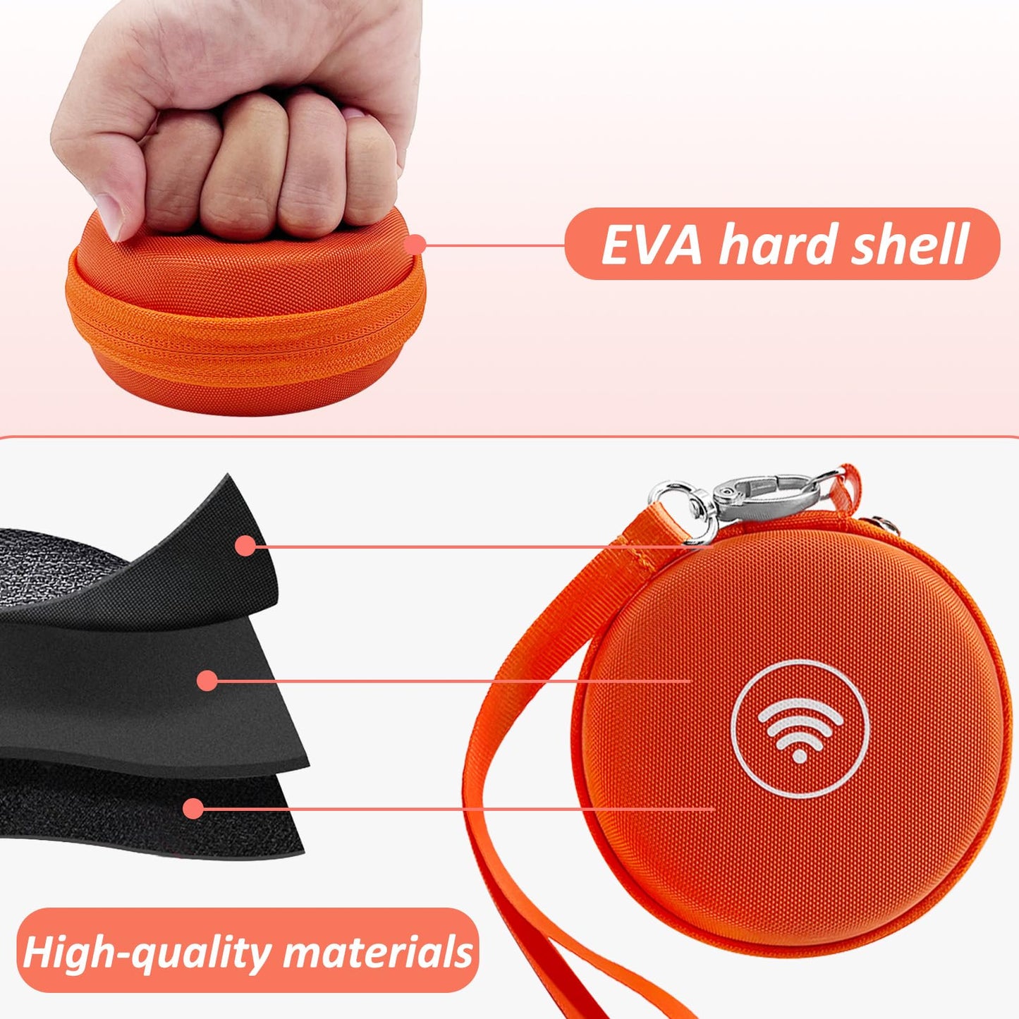 Carrying Case for SIMO Solis Lite 4G LTE WiFi Mobile Hotspot(Case Only)