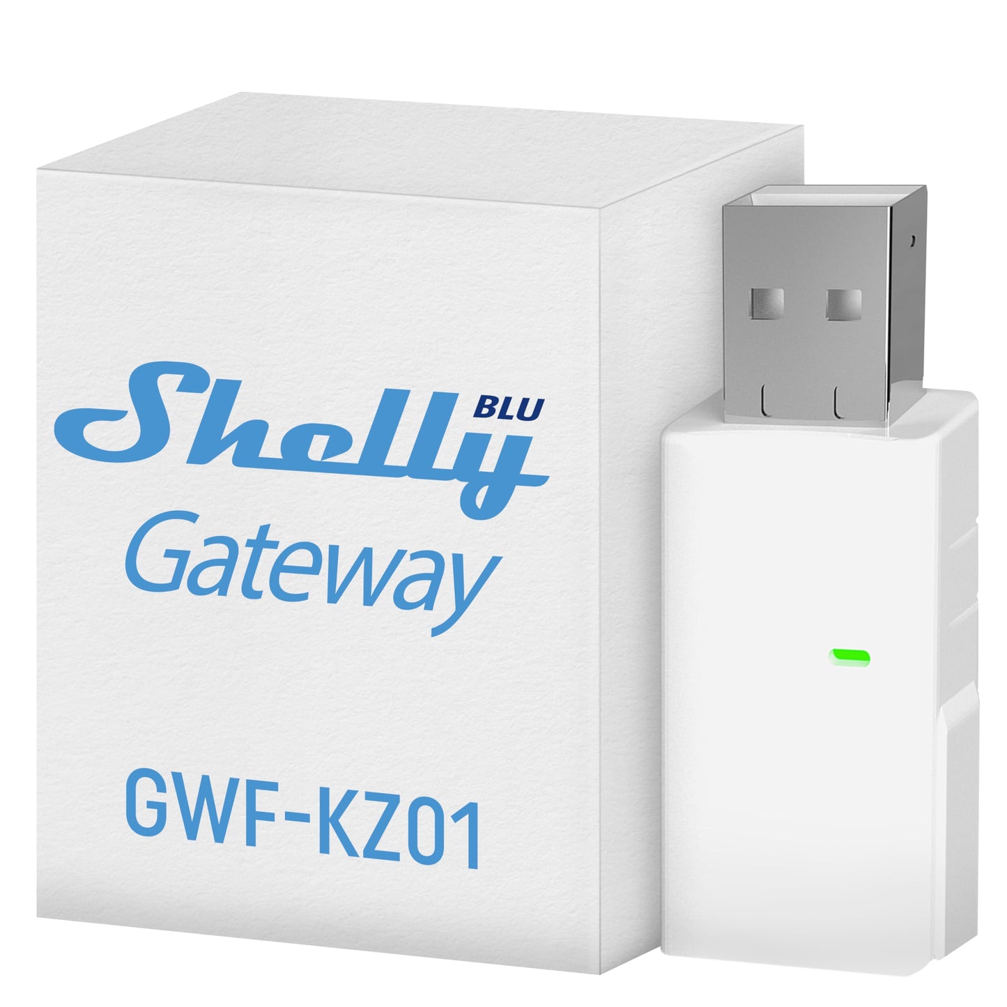 Shelly BLU Gateway | Bluetooth WiFi Gateway in a USB-A dongle | Home Automation | Compatible with Alexa & Google Home | iOS Android App | WiFi Range