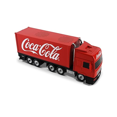 Coca-Cola Truck Replica Bluetooth Speaker with Deep Bass | USB, AUX, FM Radio, TF Card, and MP3 Compatibility Perfect for Home, Office or Group Party
