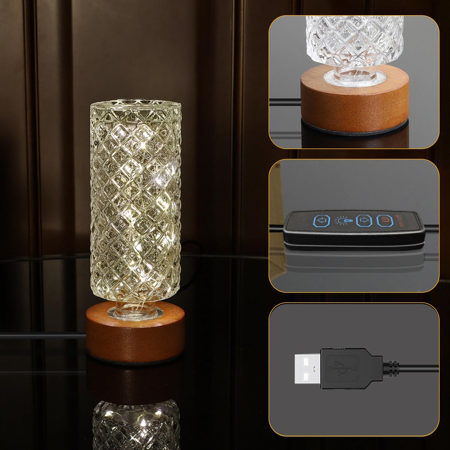 CZSHCKJYXGS Small Dimmable Warm Night Light,Adjustable Brightness Nightlights,Mini Nightstand Lamp for for Living Room Home,Bathroom, Adults, Hallway
