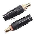 ANTOP ANTENNA KK MA-ZA 3pin XLR Female to RCA Female Adapter, XLR to RCA Converter Gender Changer Audio Coupler Connector. MA-ZA (2 Pack)