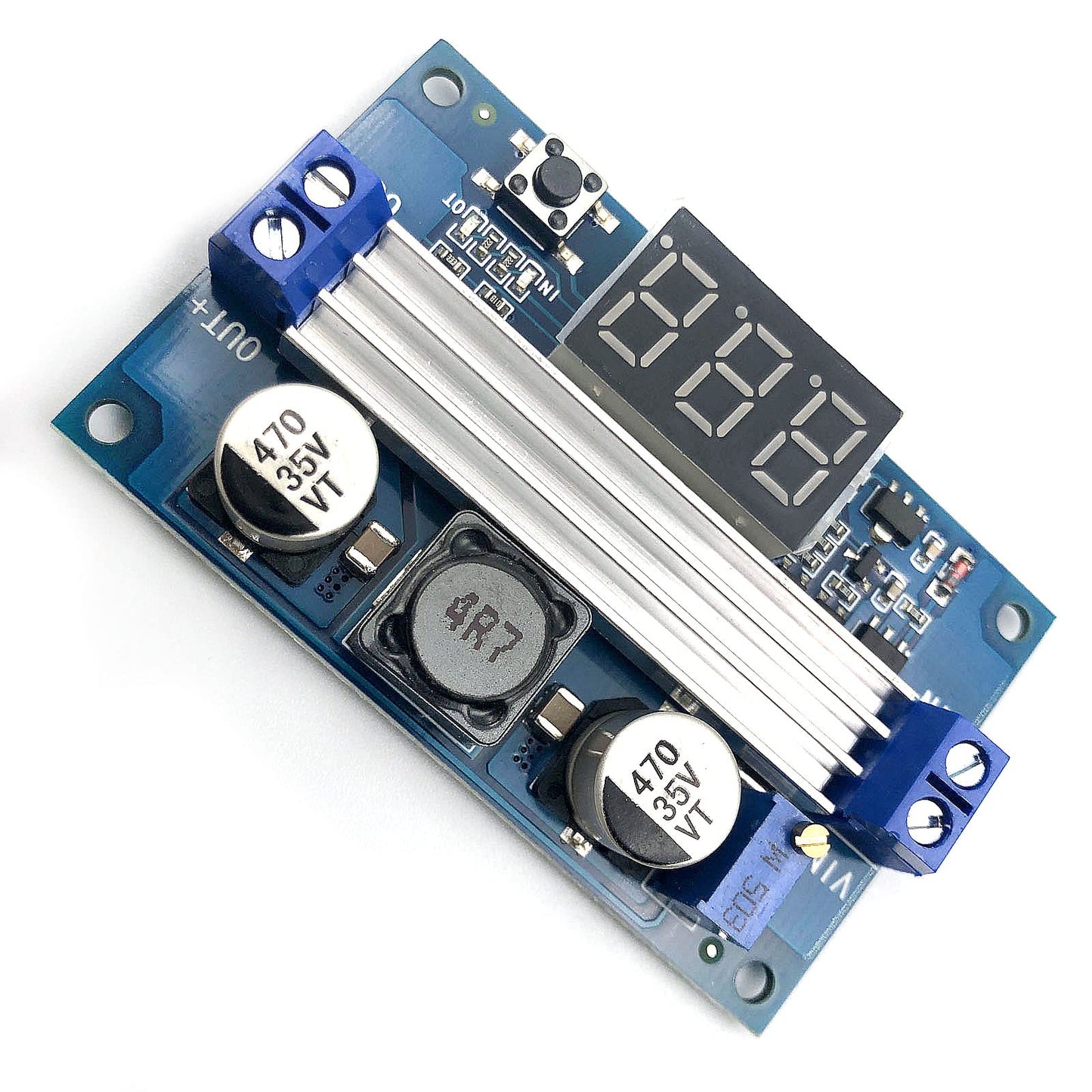 FainWan 2pcs LTC1871 DC-DC Boost Step-up Voltage Converter Module 100W High Power Adjustable Output 3.5-35V Power Regulator Board with LED Voltage…