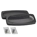 4”x10” Speaker Grills - Black Wire Mesh for RV, Marine, & Auto (Pair)