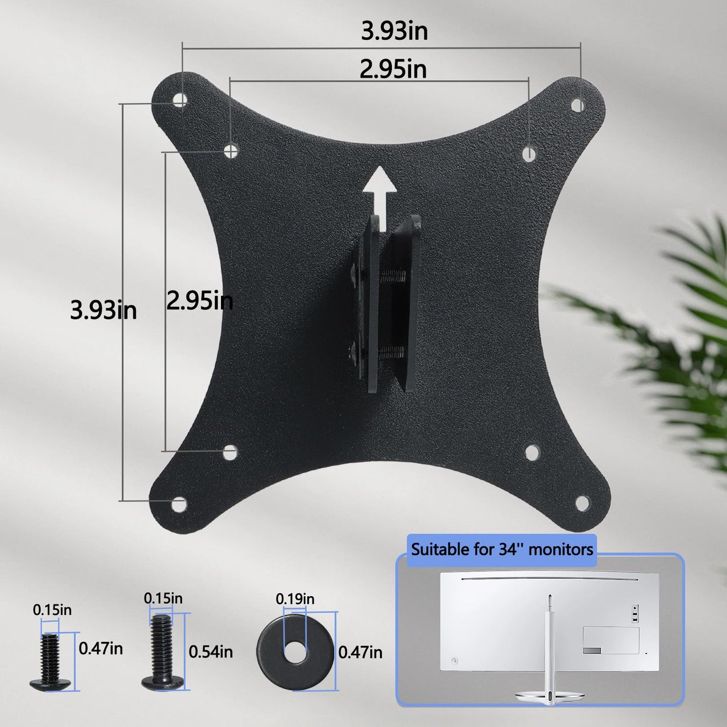 CJ791 VESA Mount Adapter Compatible with Samsung CJ79 Series, CF79 Series Curved Widescreen Monitor (Fits 34" CJ791?C34J791?LC34J791?34"