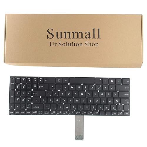 SUNMALL Keyboard Replacement Compatible with ASUS R510l X550 X550ca K550 X552l Series Laptop Black US Layout