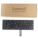 SUNMALL Keyboard Replacement Compatible with ASUS R510l X550 X550ca K550 X552l Series Laptop Black US Layout