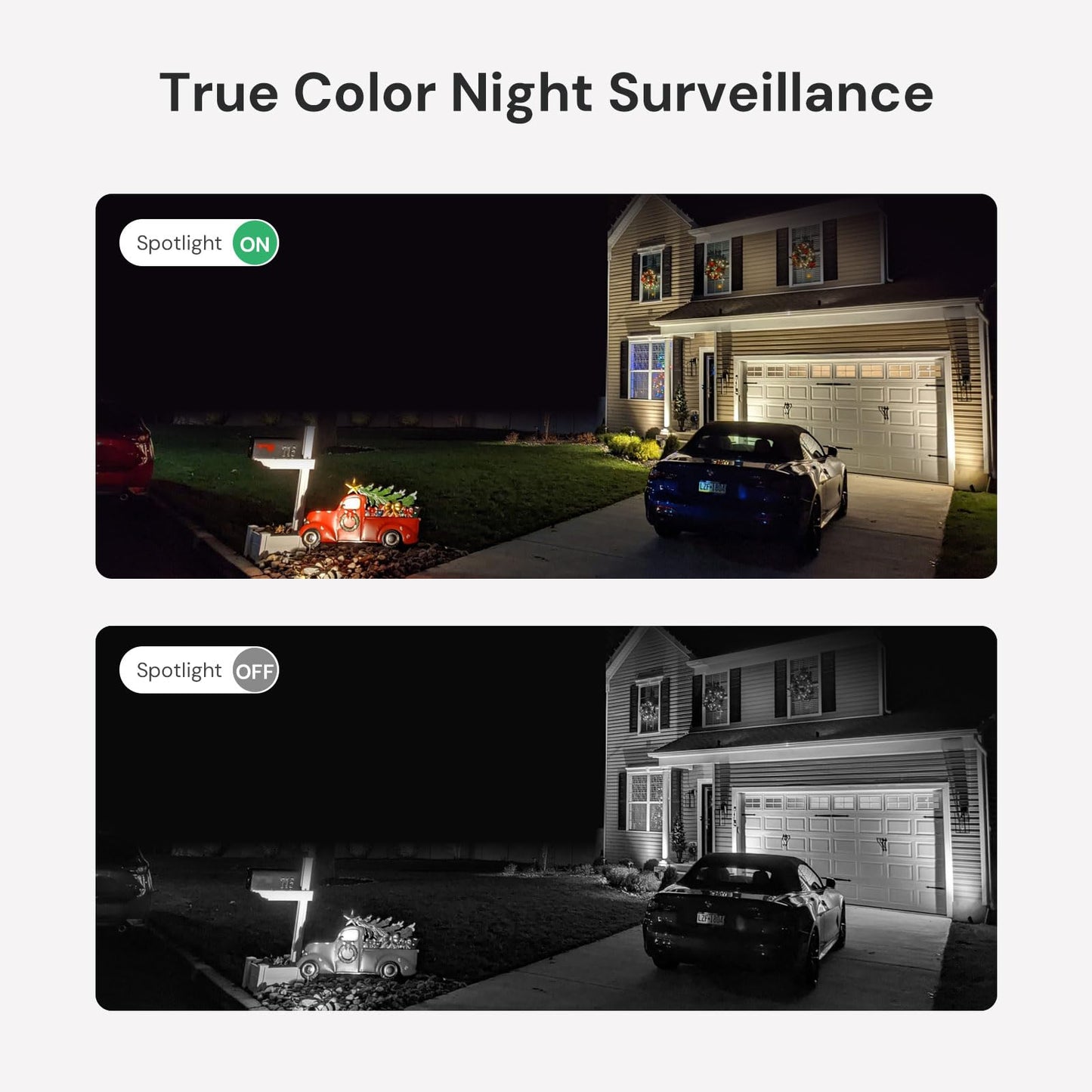 yeewise WiFi6 Solar Security Cameras Wireless Outdoor, 2K QHD Home Security System, 4-Cam Kit, 2.4&5GHz WiFi, Color Night Vision, Local Storage, IP66