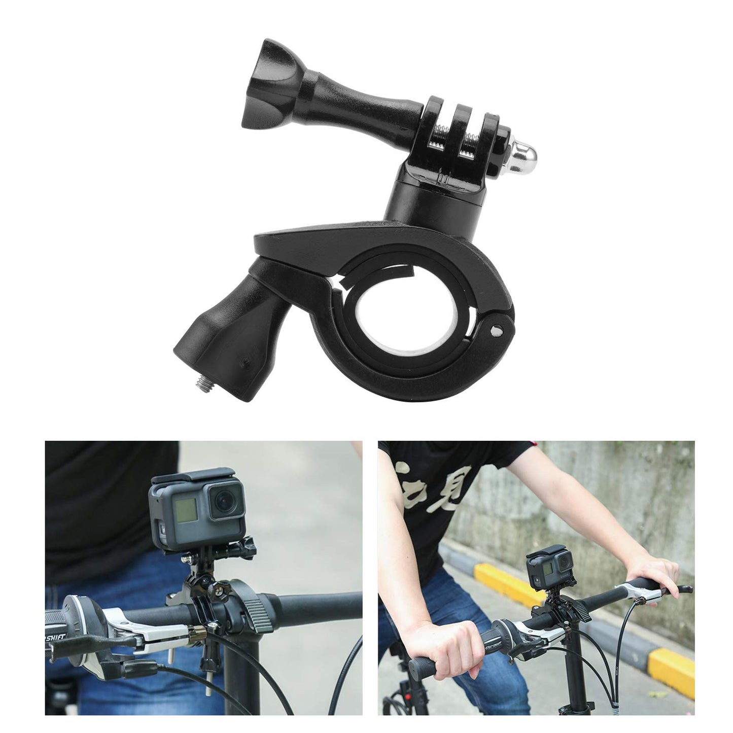 NCElec Motorcycle Bike Handlebar Mount Compatible with GoPro Hero4,3+,3,2