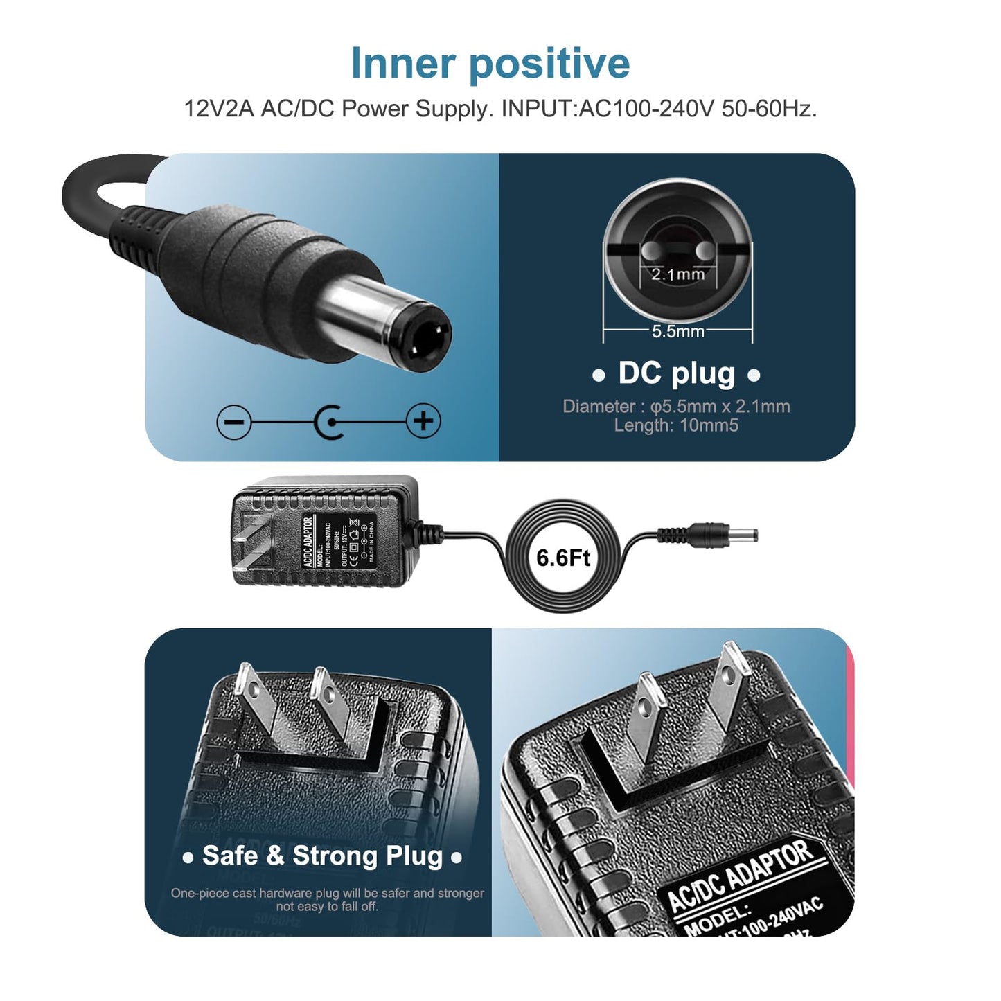 12V AC/DC Charger Power Supply Compatible for Bose SoundLink Mini (1st Gen ONLY), Bose SoundDock XT, Bose Companion 2 Series II III 2 3 PC, G-Project…