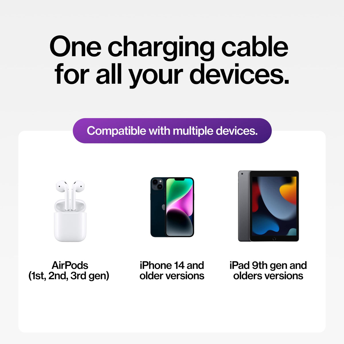 Statik MagStack USB A to Lightning Coiling Magnetic Charging Cable, 12W